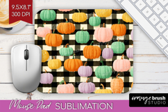 Gingram Halloween Mouse Pad Sublimation - Spooky Cute PNG Product Image 1