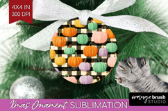 Gingram Halloween Ornament PNG - Spooky Cute PNG Sublimation Product Image 1