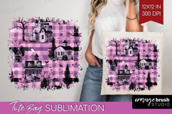 Gingram Halloween Tote Bag - Spooky Cute Tote Bag PNG Product Image 1