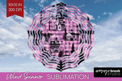 Gingram Halloween Wind Spinner Sublimation PNG - Spooky Cute Product Image 1