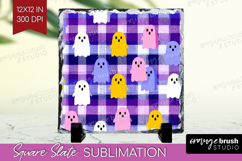 Gingram Halloween Slate PNG - Spooky Cute Square Slate Product Image 1