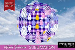 Gingram Halloween Wind Spinner Sublimation PNG - Spooky Cute Product Image 1