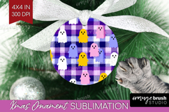 Gingram Halloween Ornament PNG - Spooky Cute PNG Sublimation Product Image 1