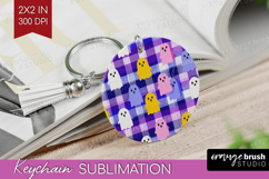 Gingram Halloween Keychain PNG - Spooky Cute Keychain Product Image 1