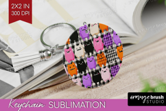 Gingram Halloween Keychain PNG - Spooky Cute Keychain Product Image 1