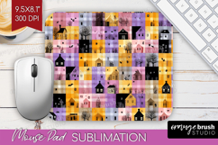 Gingram Halloween Mouse Pad Sublimation - Spooky Cute PNG Product Image 1