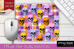 Gingram Halloween Mouse Pad Sublimation - Spooky Cute PNG Product Image 1