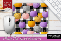 Gingram Halloween Mouse Pad Sublimation - Spooky Cute PNG Product Image 1