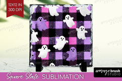 Gingram Halloween Slate PNG - Spooky Cute Square Slate Product Image 1