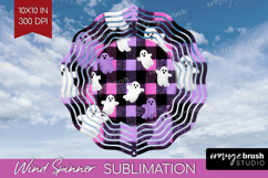Gingram Halloween Wind Spinner Sublimation PNG - Spooky Cute Product Image 1