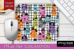 Gingram Halloween Mouse Pad Sublimation - Spooky Cute PNG Product Image 1