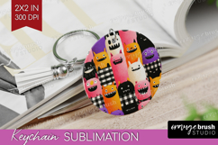 Gingram Halloween Keychain PNG - Spooky Cute Keychain Product Image 1