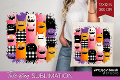 Gingram Halloween Tote Bag - Spooky Cute Tote Bag PNG Product Image 1