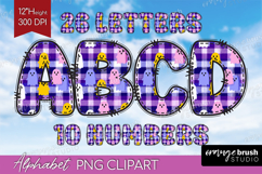 Halloween Doodle Aphabet Clipart - Spooky Cute Letters PNG Product Image 1