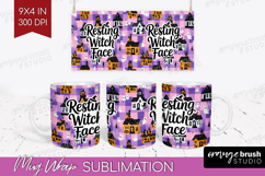 Sarcastic Quote Mug Wrap - Halloween Mug PNG Sublimation Product Image 1