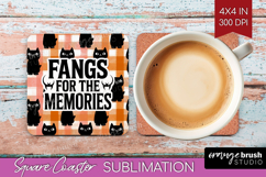 Sarcastic Quote Square Coaster - Halloween Coaster PNG Product Image 1