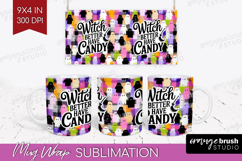 Sarcastic Quote Mug Wrap - Halloween Mug PNG Sublimation Product Image 1