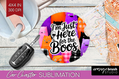 Sarcastic Quote Car Coaster - Halloween Coaster PNG Product Image 1