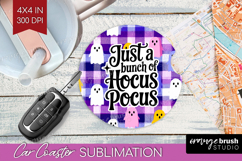 Sarcastic Quote Car Coaster - Halloween Coaster PNG Product Image 1