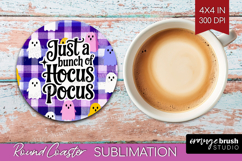 Sarcastic Quote Round Coaster - Halloween Coaster PNG Product Image 1