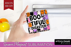 Sarcastic Quote Magnet Sublimation - Halloween Square Magnet Product Image 1