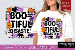 Sarcastic Quote Square Tshirt Background - Halloween PNG Product Image 1