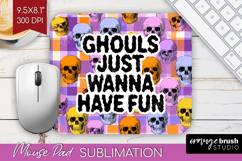Sarcastic Quote Mouse Pad Sublimation - Halloween Mousepad Product Image 1