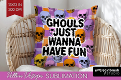 Sarcastic Quote Pillow Sublimation - Halloween Pillow Cover Product Image 1