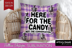 Sarcastic Quote Pillow Sublimation - Halloween Pillow Cover Product Image 1
