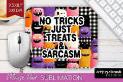 Sarcastic Quote Mouse Pad Sublimation - Halloween Mousepad Product Image 1