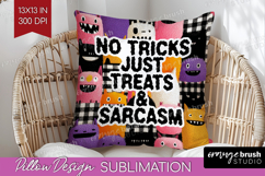 Sarcastic Quote Pillow Sublimation - Halloween Pillow Cover Product Image 1