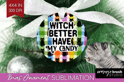Sarcastic Quote Ornament PNG - Halloween PNG Sublimation Product Image 1