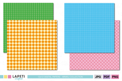 Colorful printable paper for paper crafts