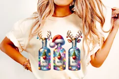 Christmas Gingle Bells PNG, Christmas Drinking PNG, Holiday Product Image 1