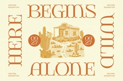 Giqer - Western Vintage Serif Font Product Image 5