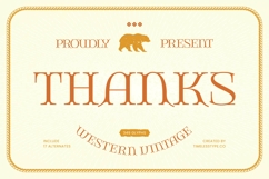 Giqer - Western Vintage Serif Font Product Image 19