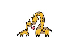 Girafes SVG Cut File Product Image 1