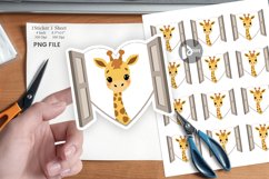Sticker Heart Giraffe Product Image 1