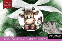 Giraffe Valentine Ornament PNG Whimsical Animal PNG Product Image 1