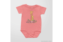 Hand drawn Giraffes Mom &amp; Baby | Animal Nursery | Love Product Image 6