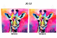 Giraffe Tumbler Wrap, 20 oz tumbler wrap, Giraffe Tumbler Wrap, Giraffe Png