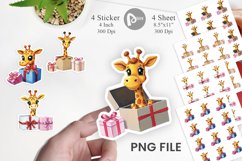 Giraffe Sticker Gift Product Image 1
