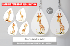 Earring Giraffe Wildlife Product Image 1