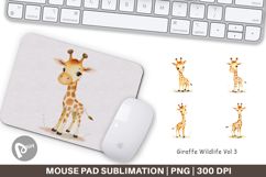 Mouse Pad Giraffe Wildlife Product Image 1