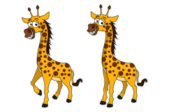 Cute Giraffe Animal Cartoon Product Image 2