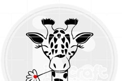 Giraffe Svg, Giraffe head svg, Giraffe face svg Product Image 3
