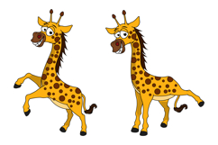 Cute Giraffe Animal Cartoon Product Image 3