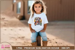Watercolor Halloween Gnome Truck Clipart PNG Sublimation Product Image 6
