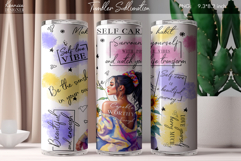 Love Yourself |Positive Quotes |Mental Health | Girl Tumbler Product Image 1