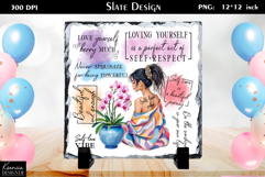Positive Inspirational Quotes|Mental Health Slate Design Product Image 1